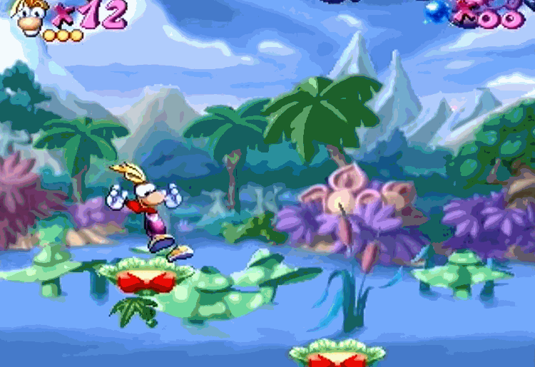 Rayman with multiple background planes